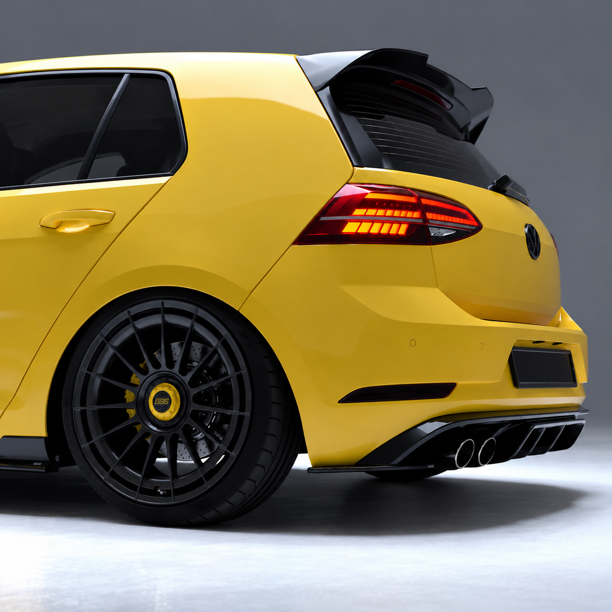 Spoiler Passar Volkswagen Golf R / R-Line / GTI / GTD Mk7 / Mk7 Facelift